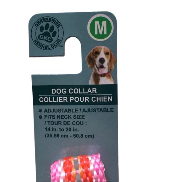 Pink Dog Collar and Dog Leash Set - Picture 3 of 5